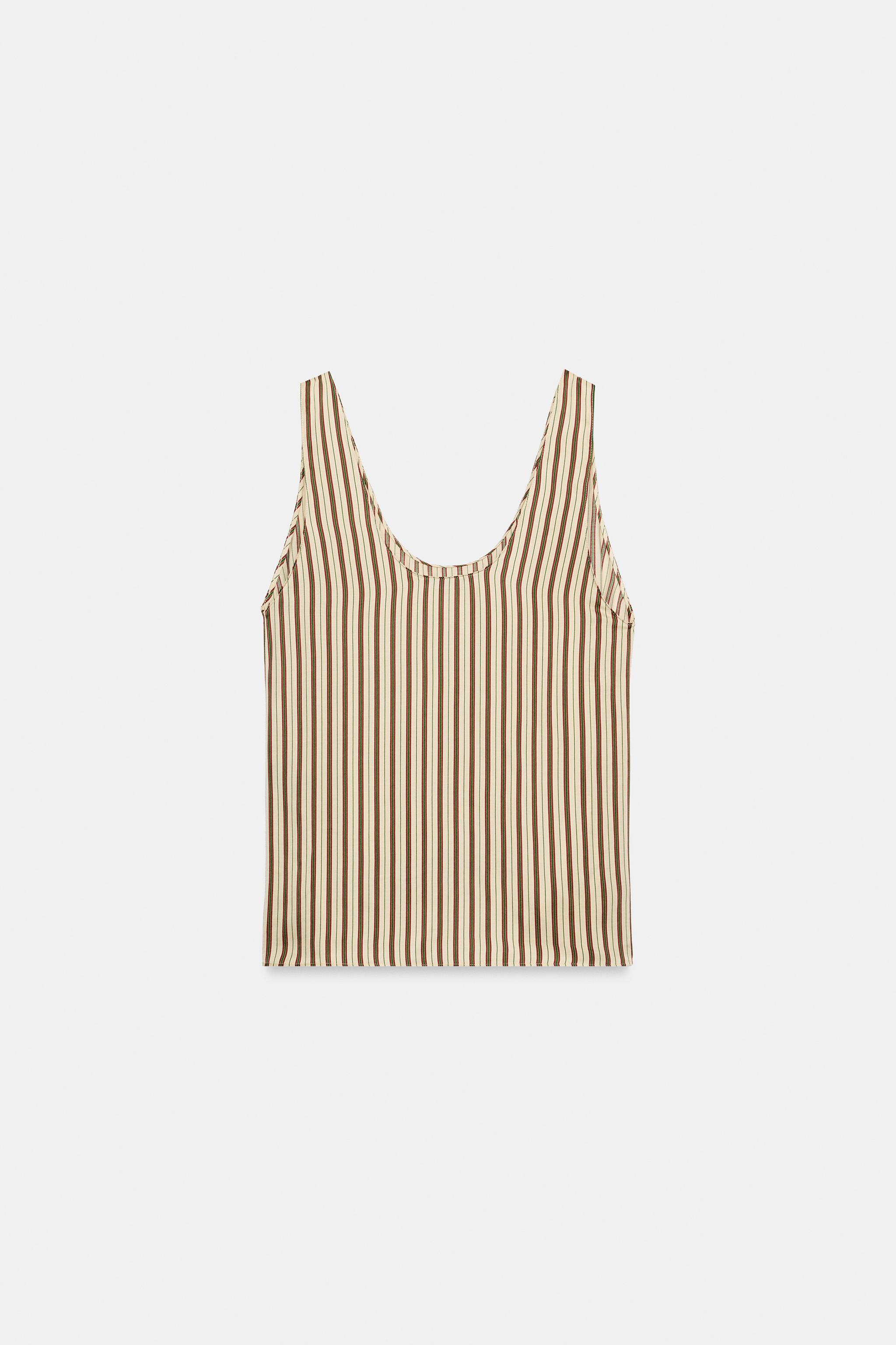 ZW COLLECTION STRIPED TANK TOP